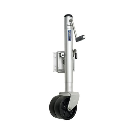Cequent Marine Trailer Jack, 1,500 Lbs. Capacity, Side Wind, Bolt-On Side Mount, 12 In. Travel XPD15L0301